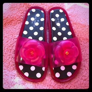 BRAND NEW KATE SPADE JELLY SLIDE SANDALS SIZE 8